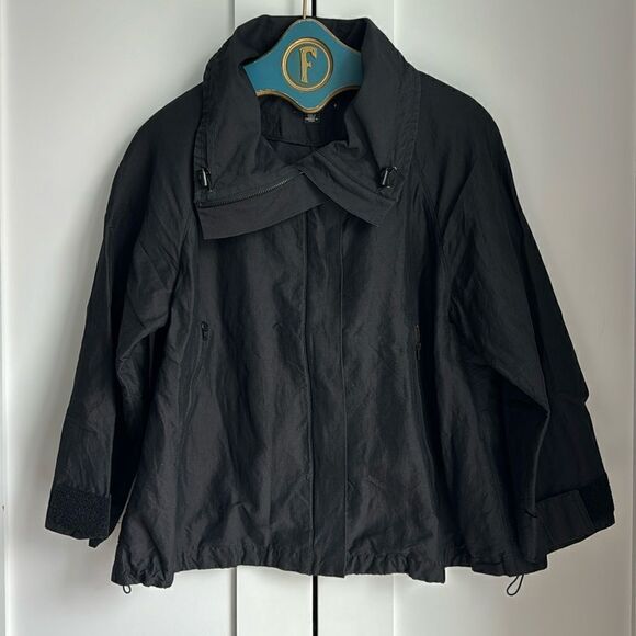 DKNY Black Label Donna Karan NY Lightweight Jacket Made in Italy - M - Picture 1 of 4